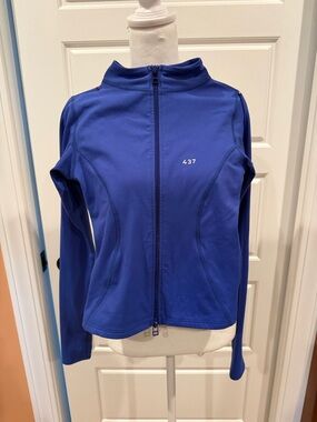 437 Blue Full-Zip Athletic Jacket